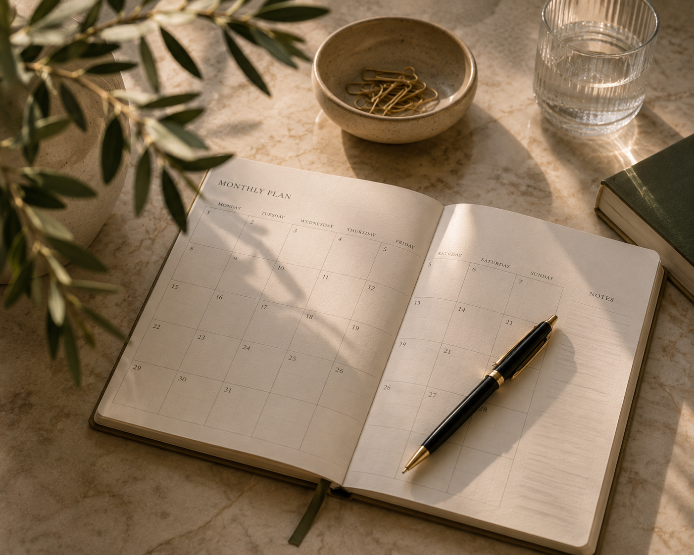 Simply Lily   Minimalistisch bureau met planner